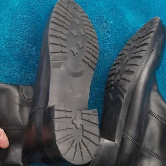 Santana Canada Palomino Black Zip Up Riding Boot Size 6 - Picture 4 of 16